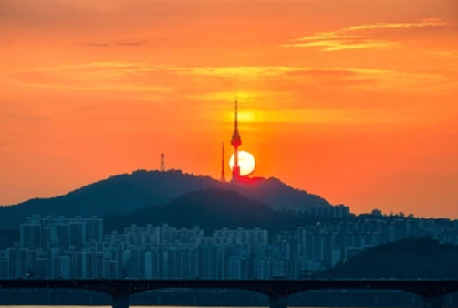 Namsan Park and N Seoul Tower